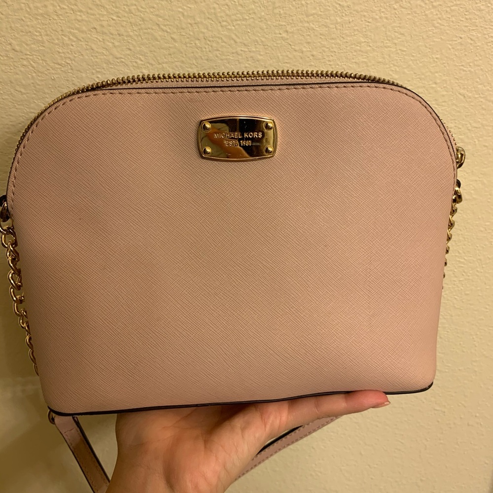 Michael Kors pink crossbody